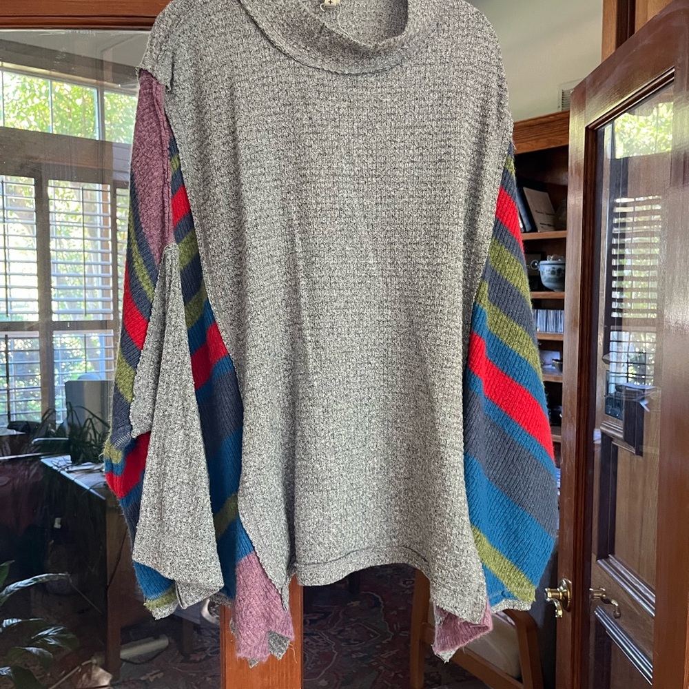 Colorful Striped Women's Sweater